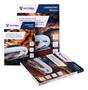 Hot laminating pouch, 75 micron, A4, glossy, VICTORIA OFFICE